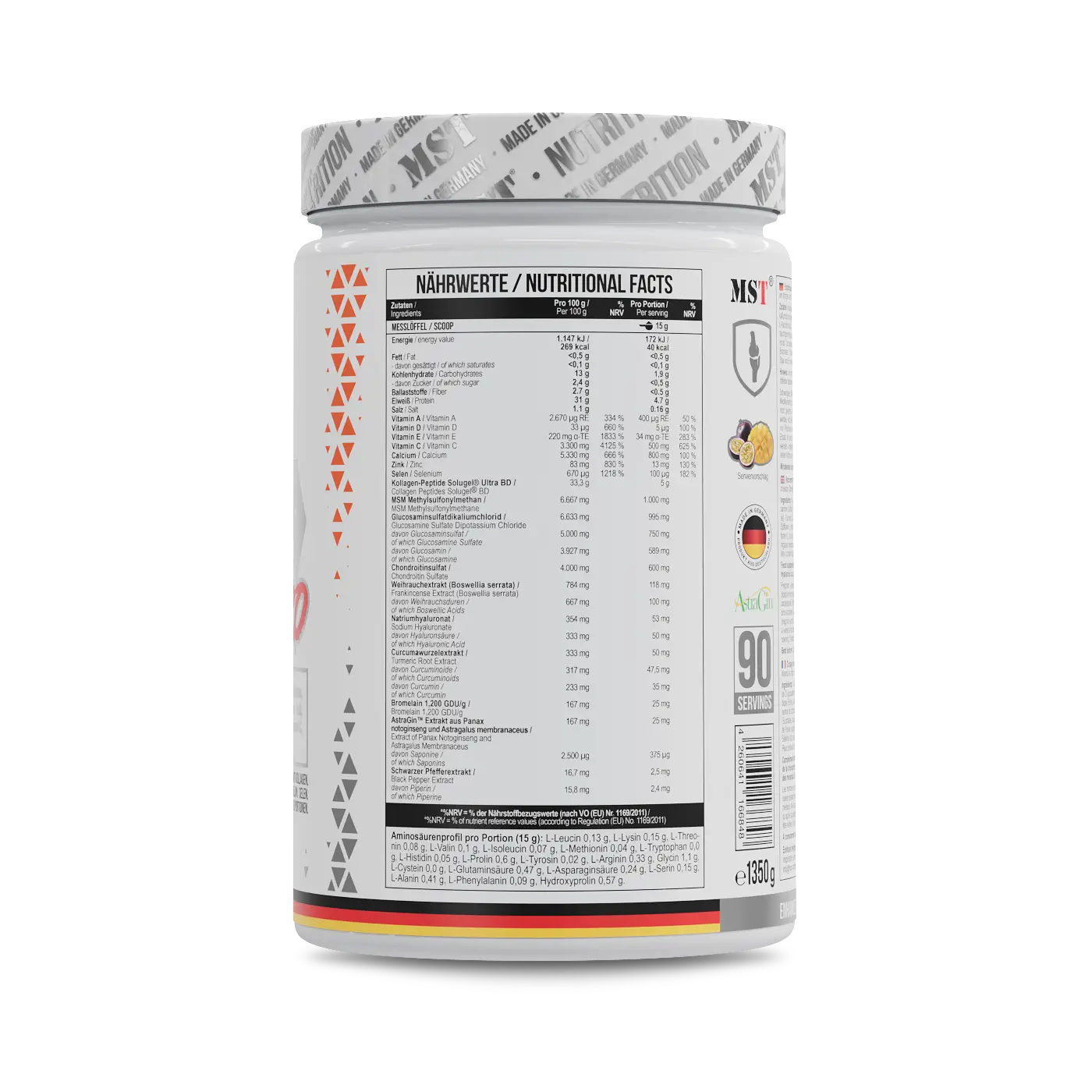 MST® Flex Pro Манго-Маракуйя 1350 г Упаковка