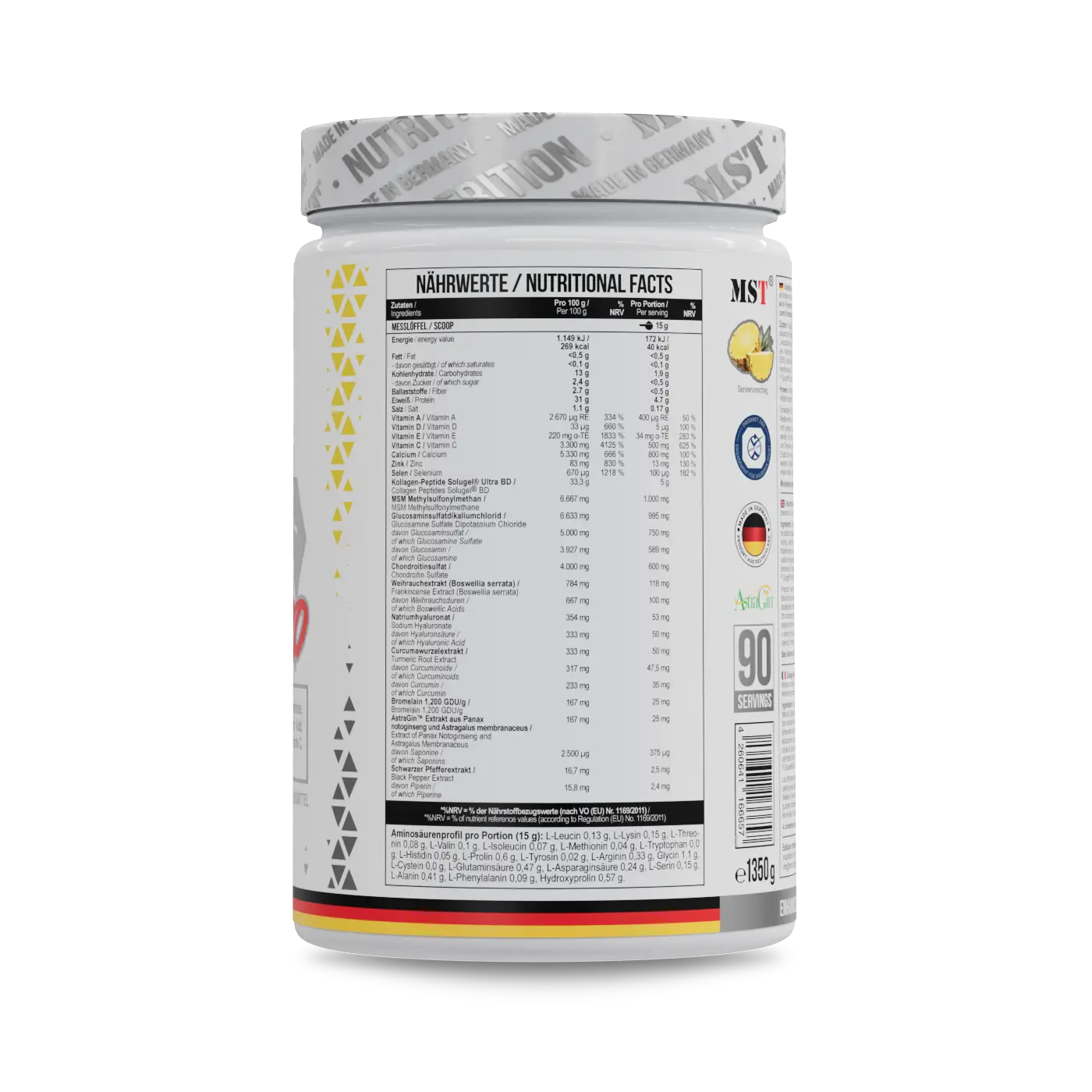 MST® Flex Pro Ананас 1350 г Упаковка