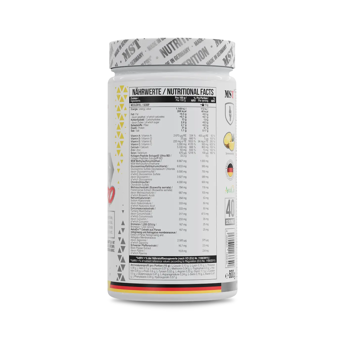 MST® Flex Pro Ананас 600 г Упаковка