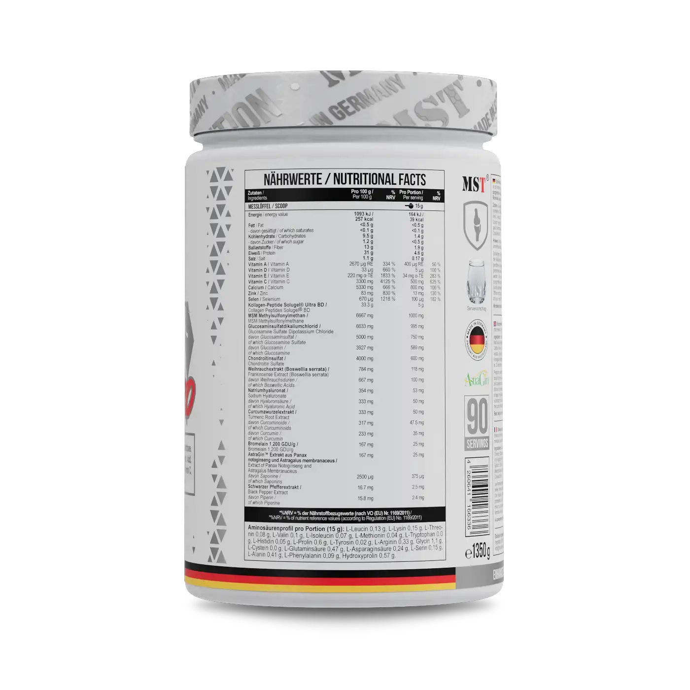 MST® Flex Pro Без смаку 1350 г Упаковка